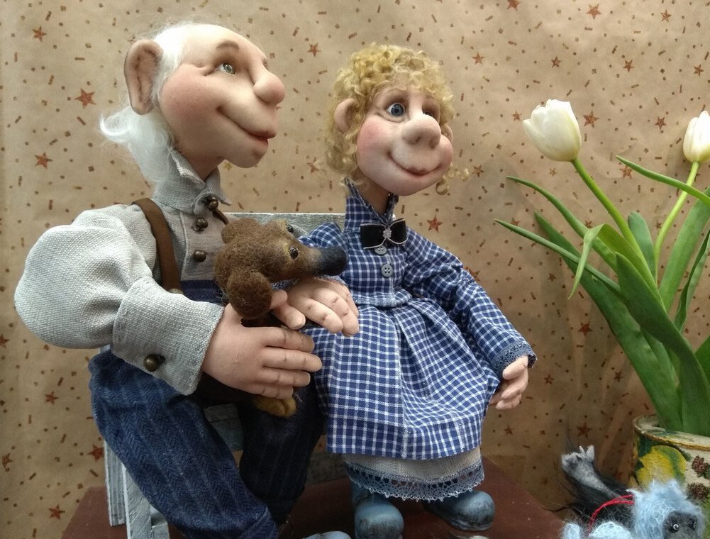 Авторская текстильная кукла Kuklodel club