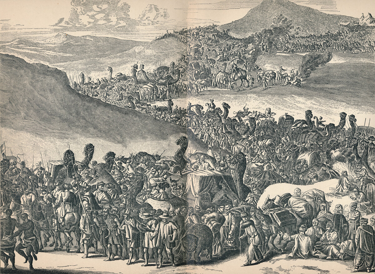 Манса Муса по пути в Мекку