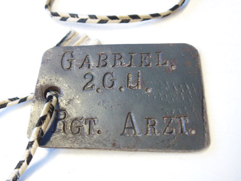 Жетон солдата времён Первой мировой войны.