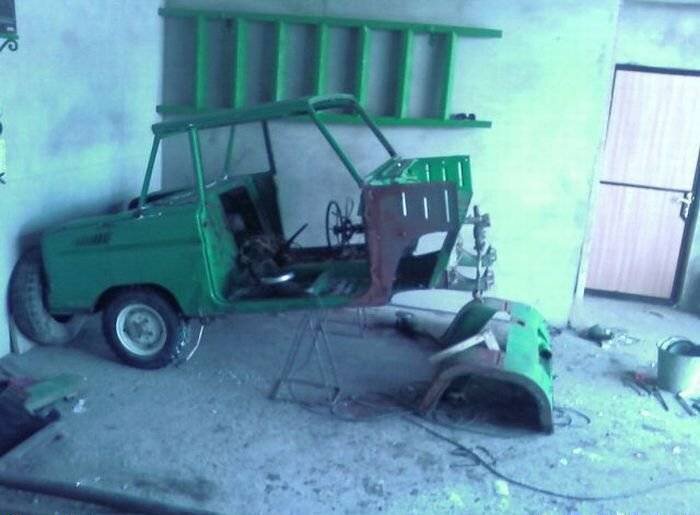 Снял всю переднюю часть