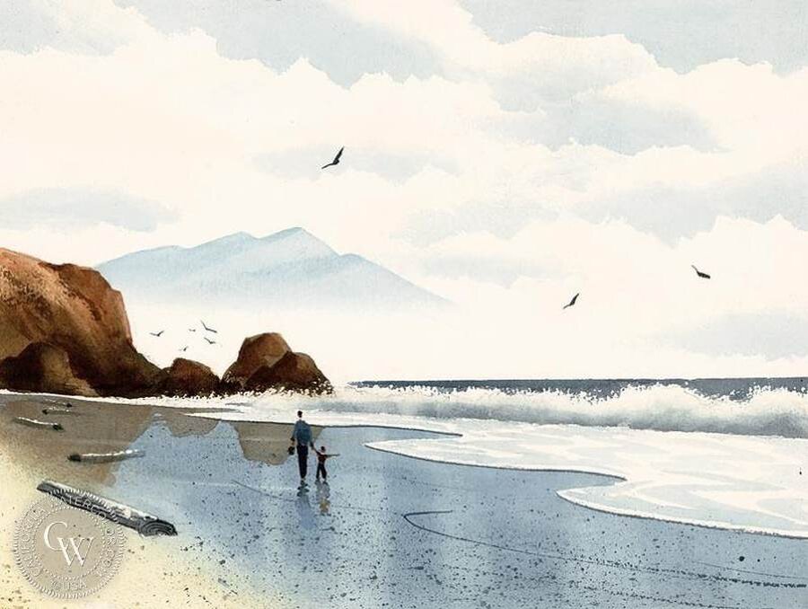 в качестве заставки - акварель Кена Деккера. 