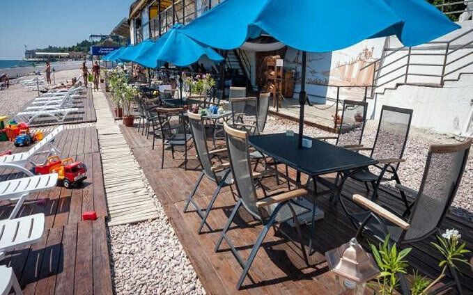 Пляж санатория Гурзуфский