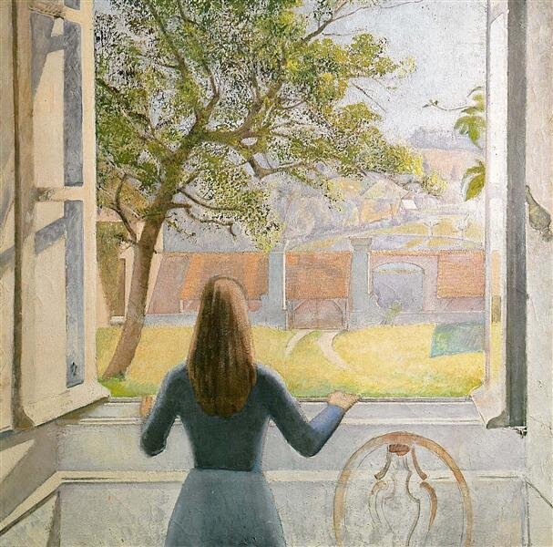 Фото:https://uploads8.wikiart.org/images/balthus/young-girl-at-the-window-1957.jpg!Large.jpg