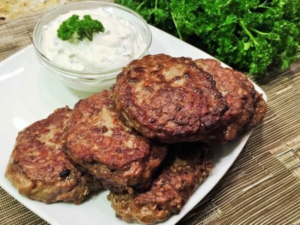 Вкусные печеночные котлеты с рисом и крахмалом