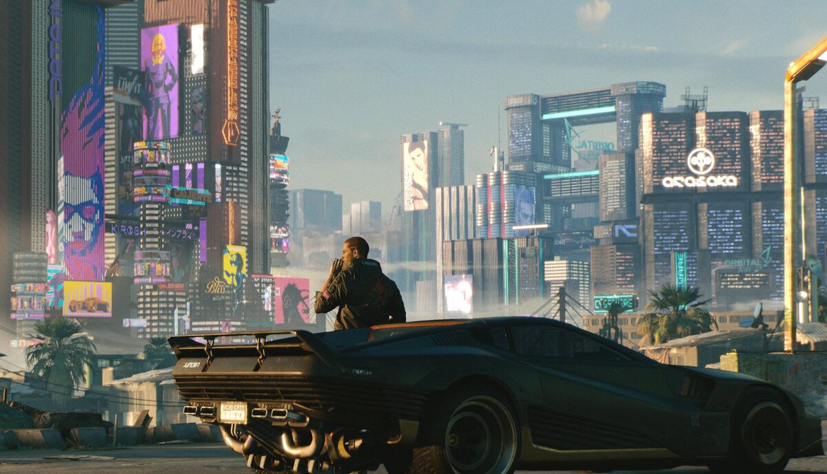 Скриншот из игры Cyberpunk 2077