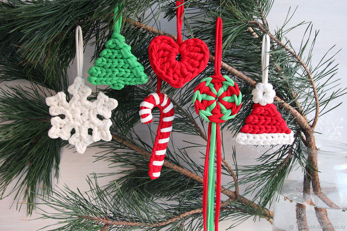 christmas ornaments\Новогодние елочные игрушки своими руками в технике декупаж/Christmas toys