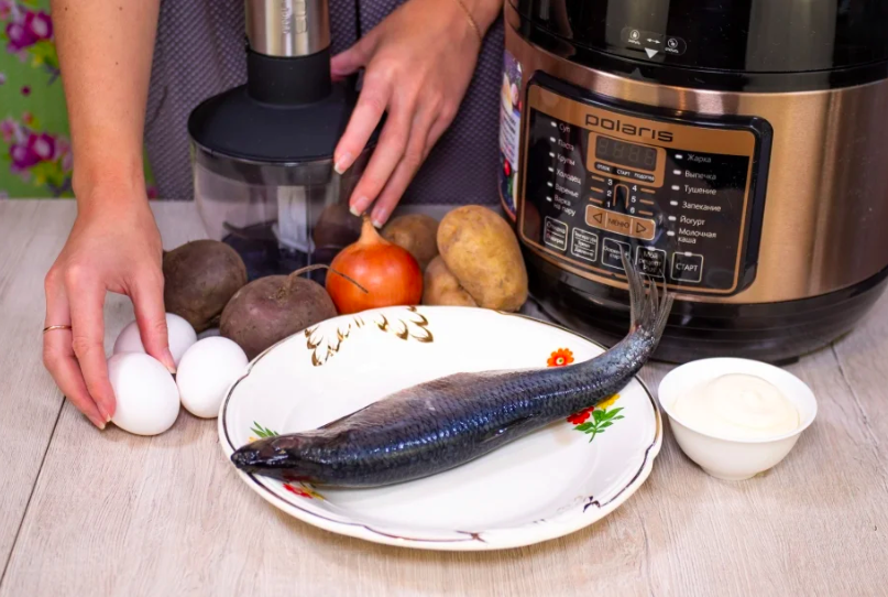 Мой набор продуктов для сельди под шубой