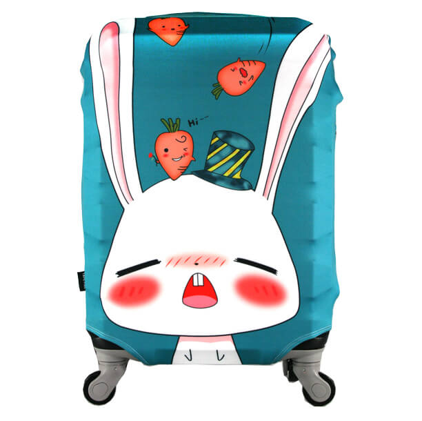 С чехлом чемодан будет выделяться среди прочих