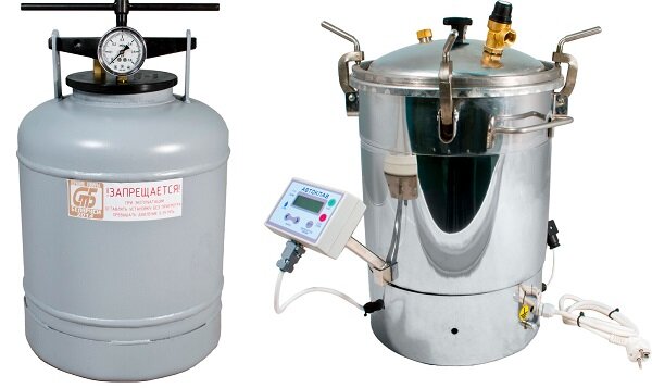 При приготовлении тушенки в автоклавах необходимо поддерживать определенную температуру и давление. Для этого все емкости снабжаются специальными датчиками.