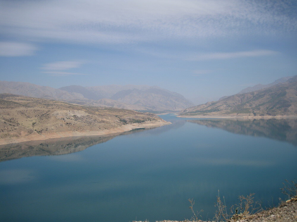 Карта чарвакское водохранилище