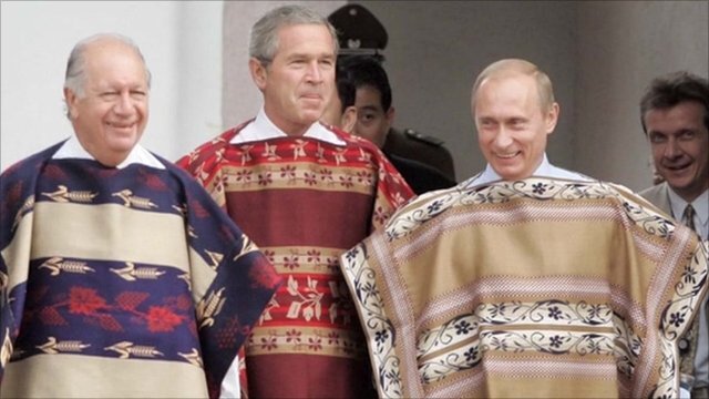 Саммит АТЭС в Чили, 2004 год. Источник фото - BBC.