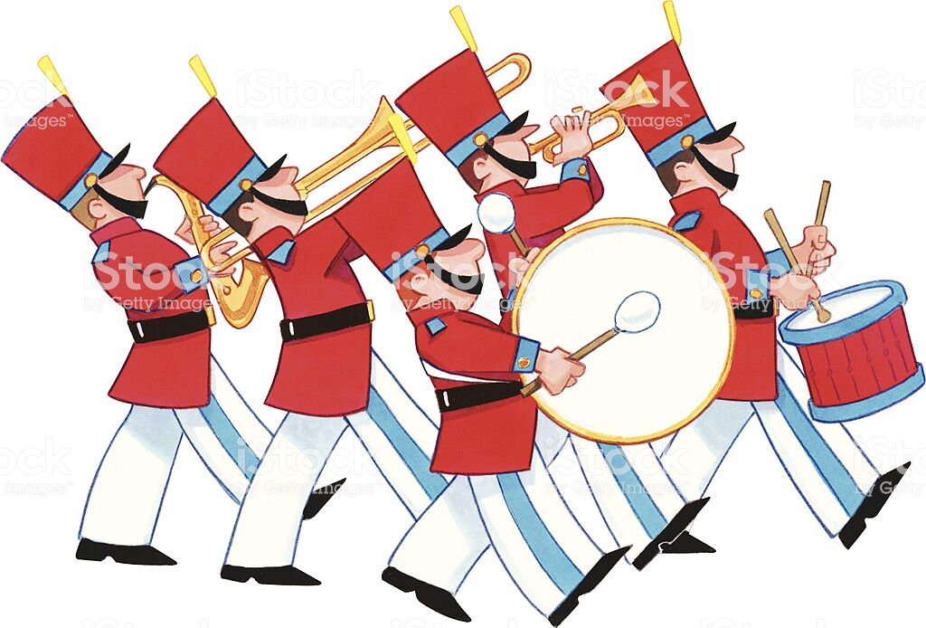 Нарисованные барабанщики