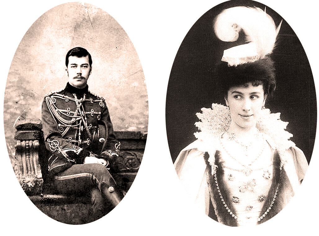 Николай II и Матильда Кшесинская в юности.