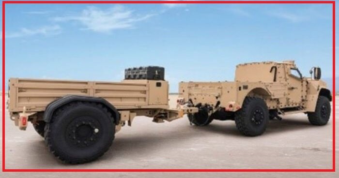 Трейлер JLTV-T создан как неотъемлемая часть семейства бронемашин JLTV, обеспечивающих высокую проходимость и живучесть.