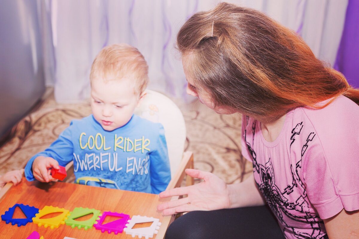 Индивидуальное занятие с малышом