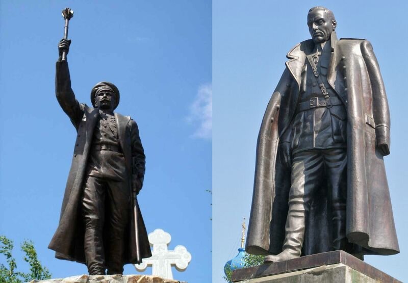 Памятник шкуро и краснову в москве