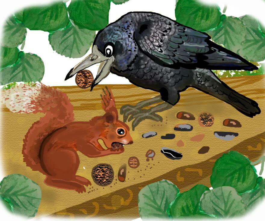 Иллюстрация к рассказу "Секреты голубого шкафа". Художник Л.В. Блохина  #Лучисолька