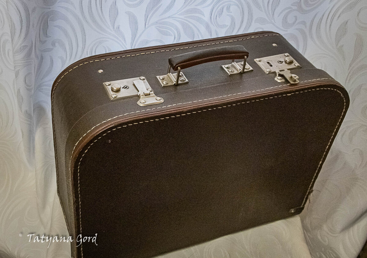 Продавалась она в таком дермантиновом футляре.