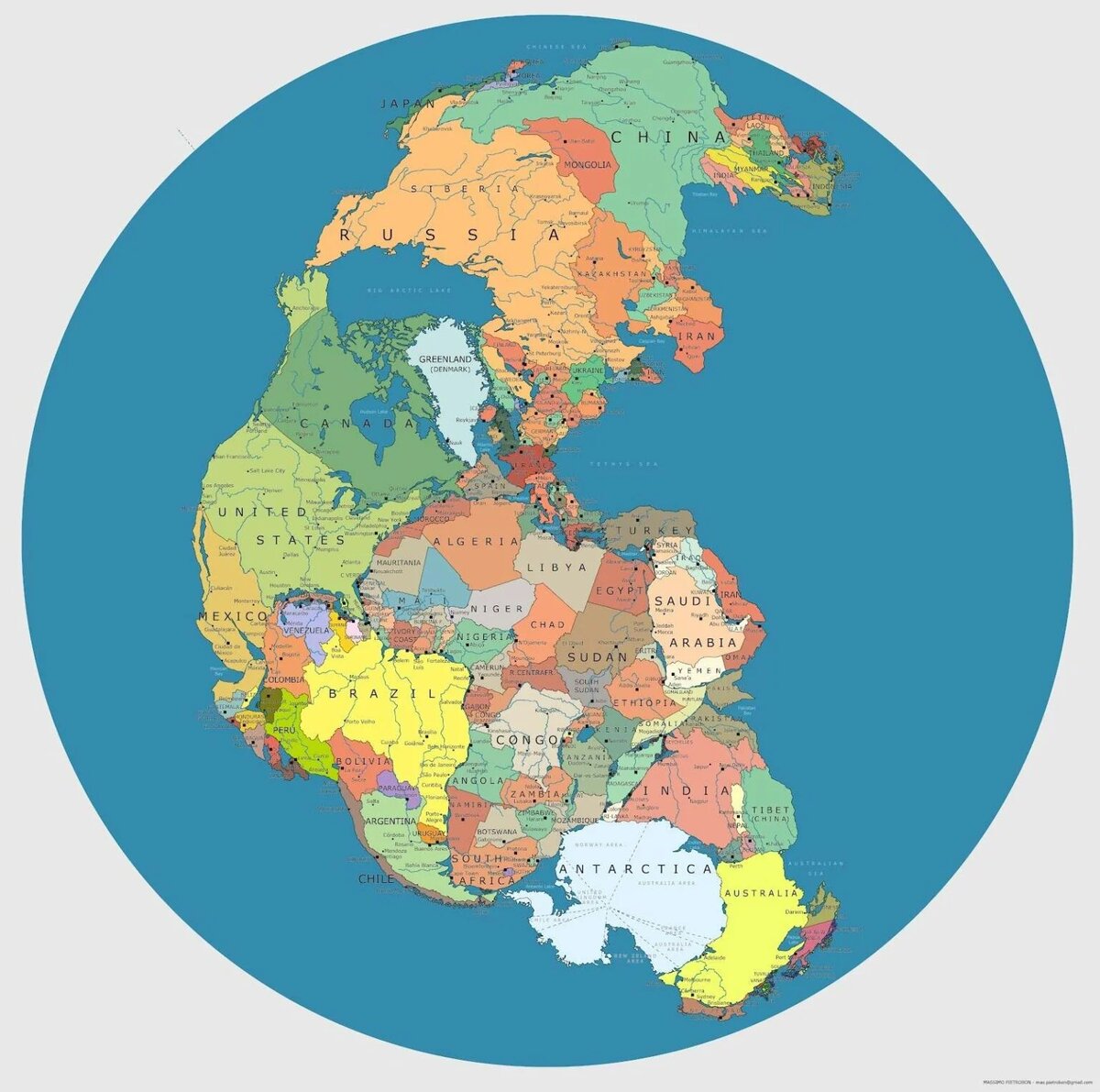 Материки Земли и части света: названия и описание