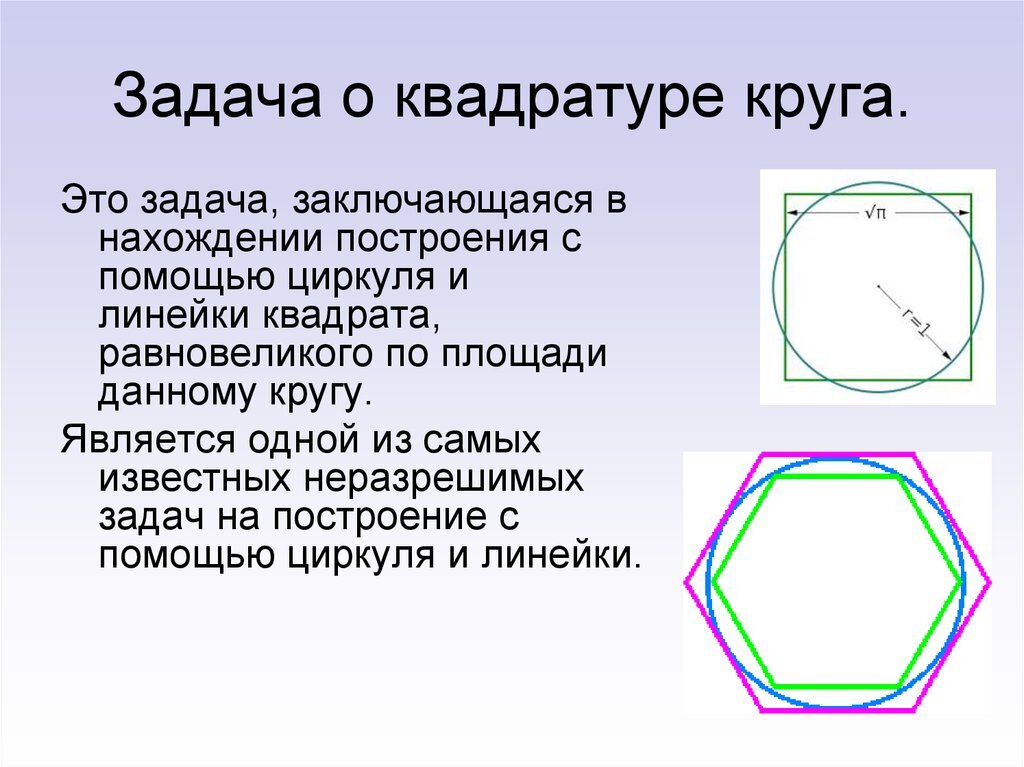 Круг решаемых. Задача о квадратуре круга. Задача с кругами и квадратами. Квадратура круга задания. Проблема квадратуры круга.