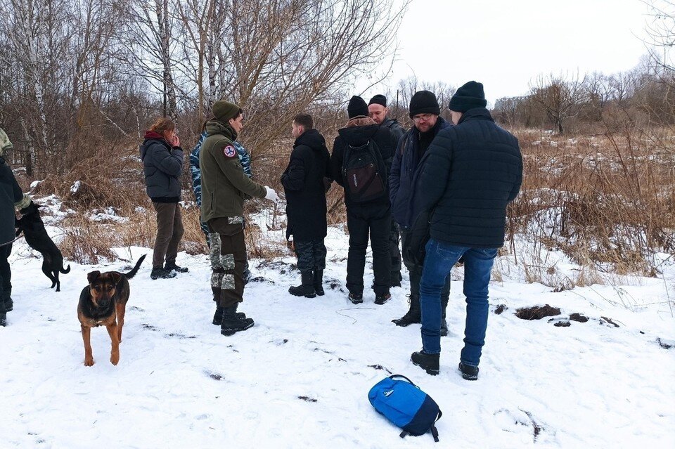     Волонтеры ПСО "Мещера" на поиске.