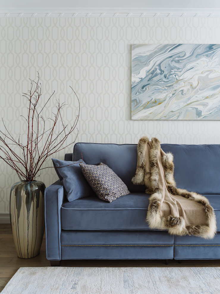 Для мамы и сына. Элегантная квартира в классическом стиле