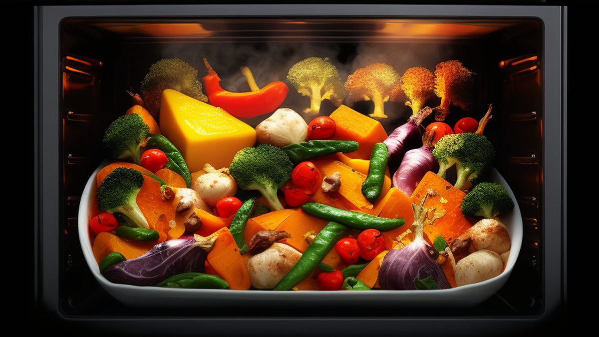 Запеченные овощи в духовке рецепт с фото