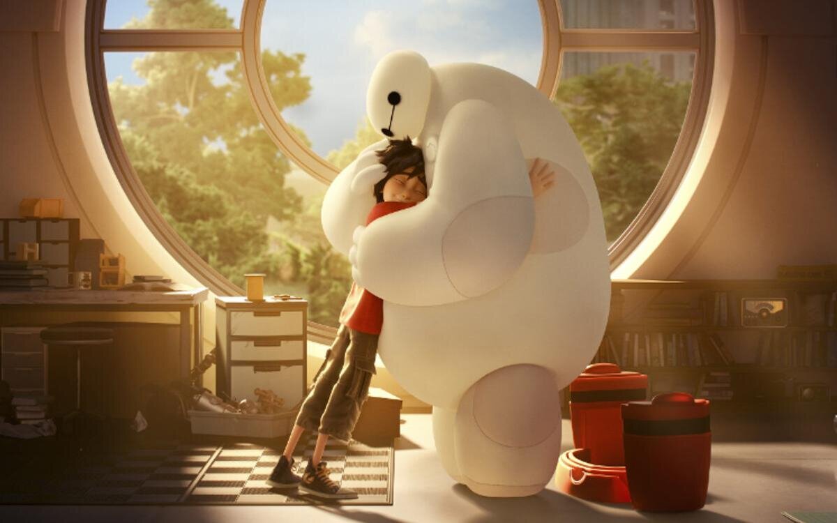    Персонажи мультфильма «Город героев» Хиро Хамада и медицинский робот Бэймакс, в функционал которого входит в том числе и психологическая поддержка.Disney / YouTube