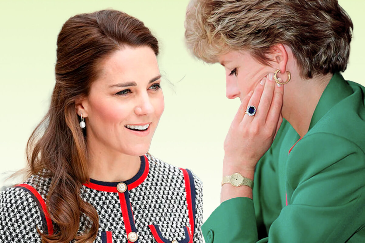     Королевское наследство: украшения принцессы Дианы, которые носили Кейт Миддлтон и Меган Маркл