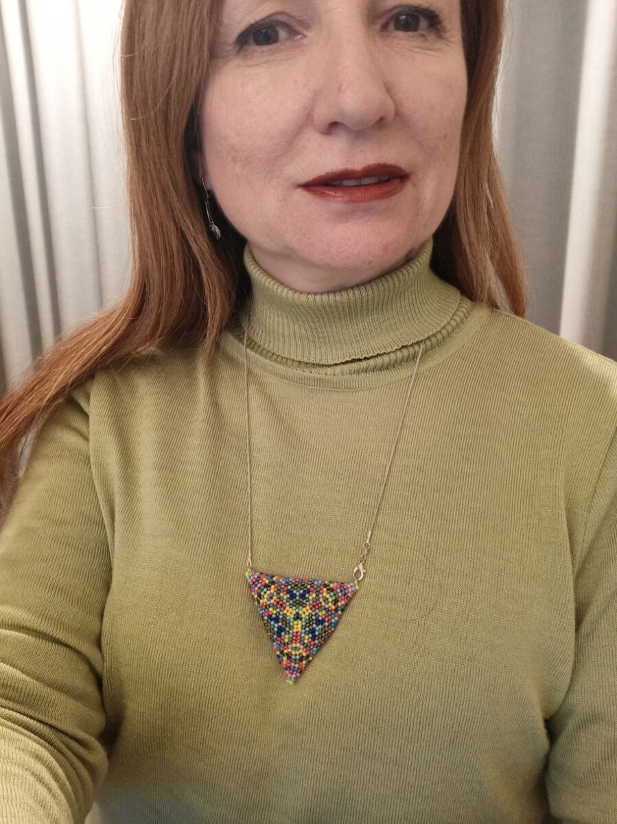 Мой уникальный кулон-мандала. 