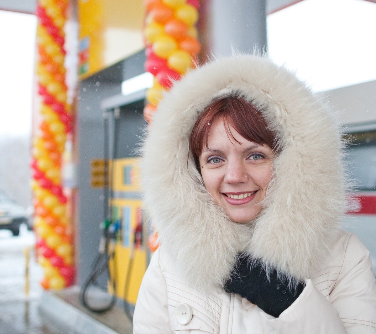 Я на открытии заправки. 2011 год.