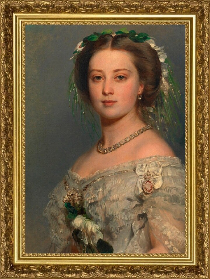 Ф. Винтерхальтер, «Портрет Виктории», 1840