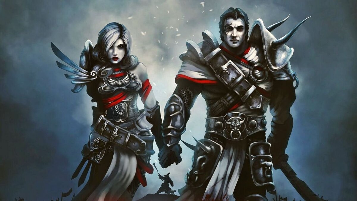 Два главных героя, которых Вы создаете в начале игры