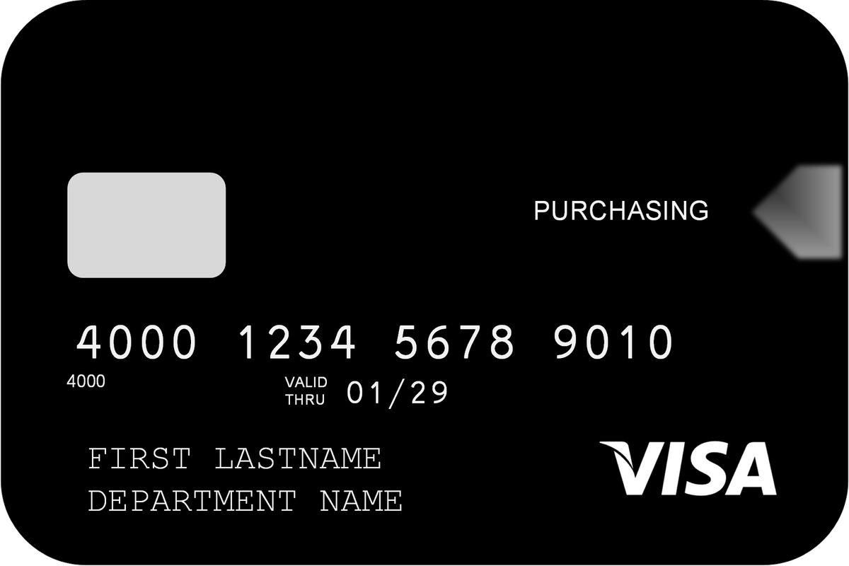 Стандартный вид пластиковой карты.