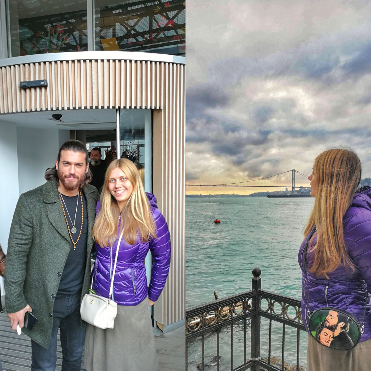 С Джан Яманом на съёмках Ранняя пташка 