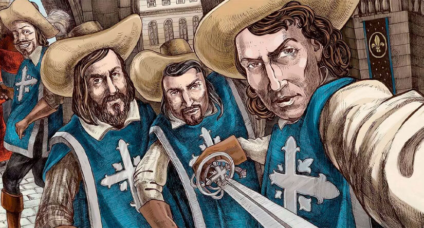 Историко-приключенческий роман Александра Дюма-отца, впервые был опубликован в парижской газете Le Siecle в 1844 году