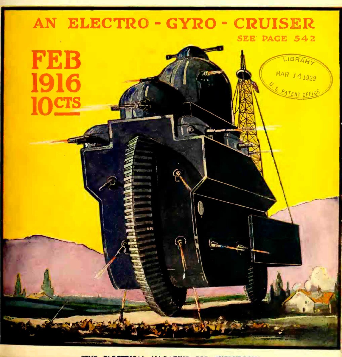 Сухопутный электро-гиро-крейсер