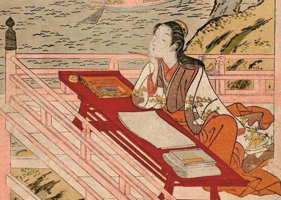 Один из портретов Мурасаки Сикибу