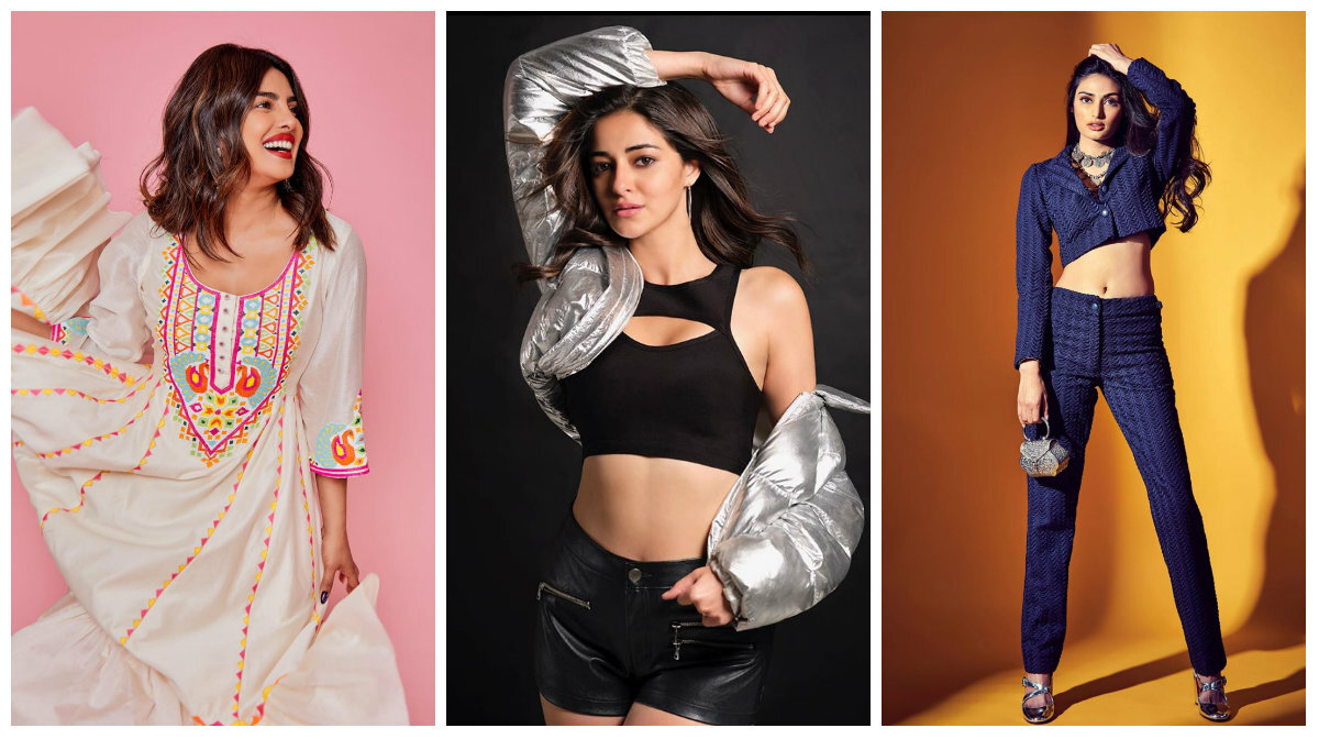 Образы, созданные Эми Патель для Приянки Чопра, Ананьи Пандей и Атьи Шетти / источник фото: Инстаграм Эми Патель