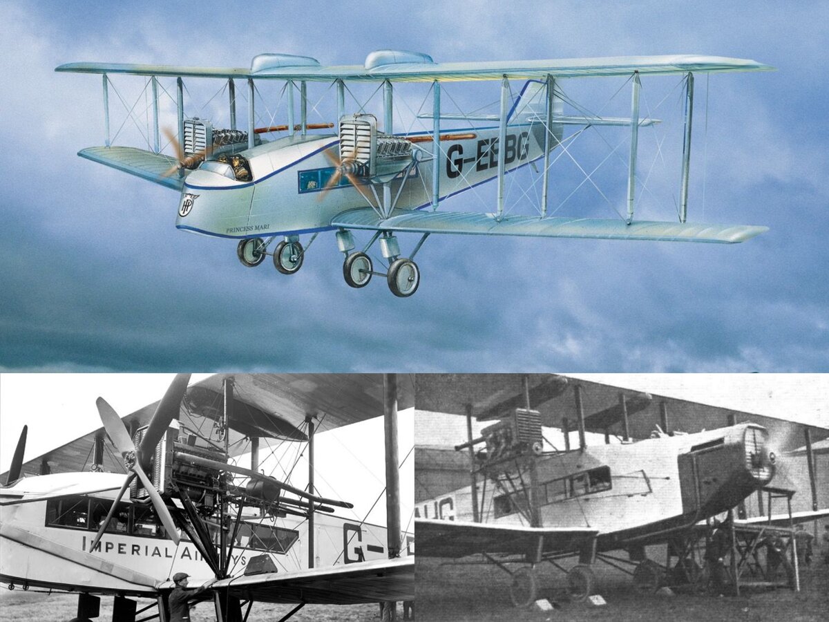 Handley Page W.8f - первый новый самолет авиакомпании Imperial Airways |  Satdata | Дзен