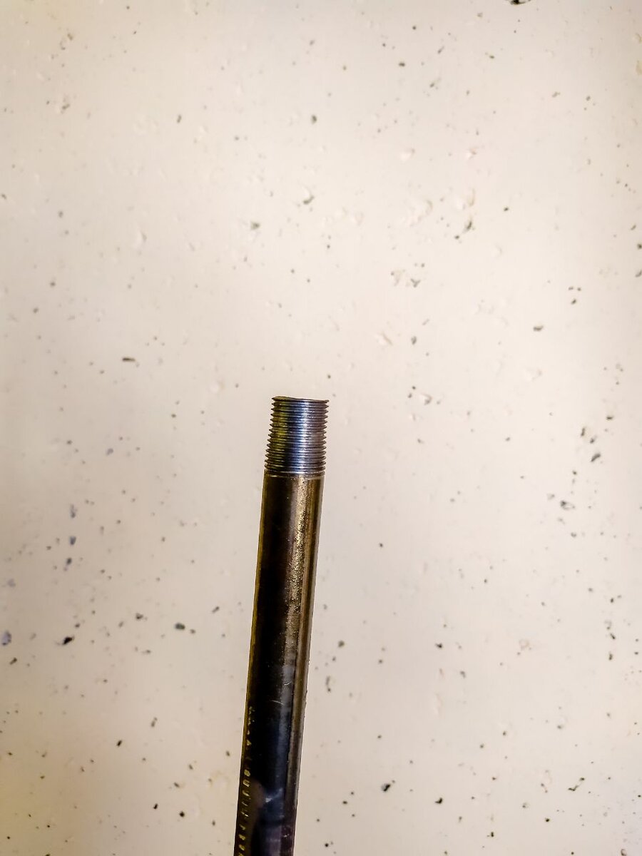 Моя задача: сделать из обычной водопроводный трубы обычную водопроводную трубу с резьбой под струбцины