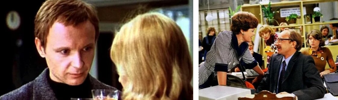 кадры из фильмов - Лукашин и Новосельцев