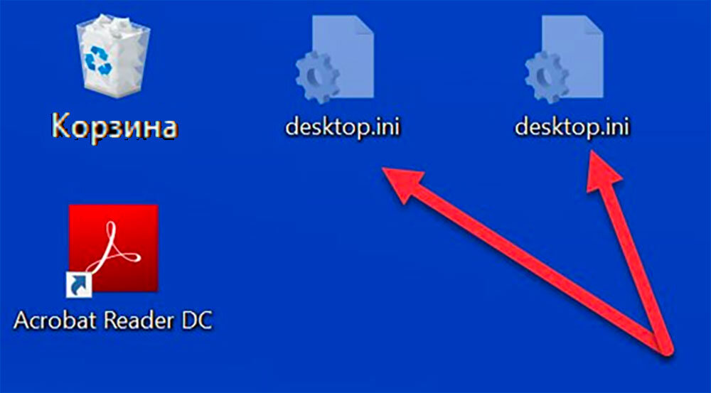 Файл desktop. Ini файл Windows 10. Формат десктоп. Desktop.ini что это на рабочем столе. Что такое desktop ini и можно ли его удалить.