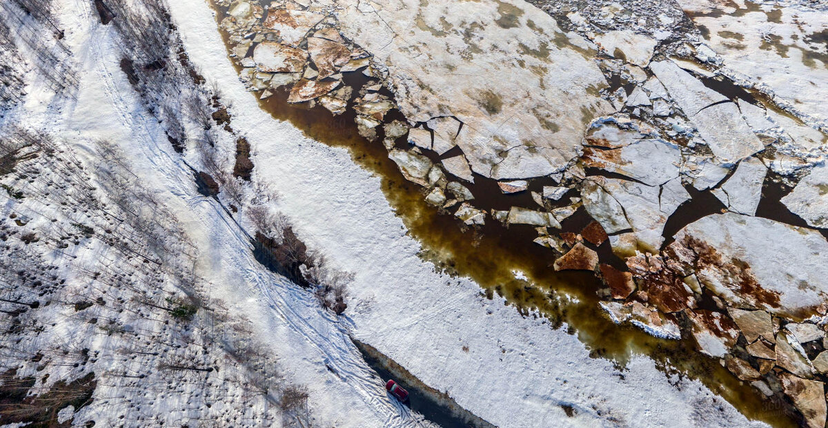 Обь. Салехардский берег
