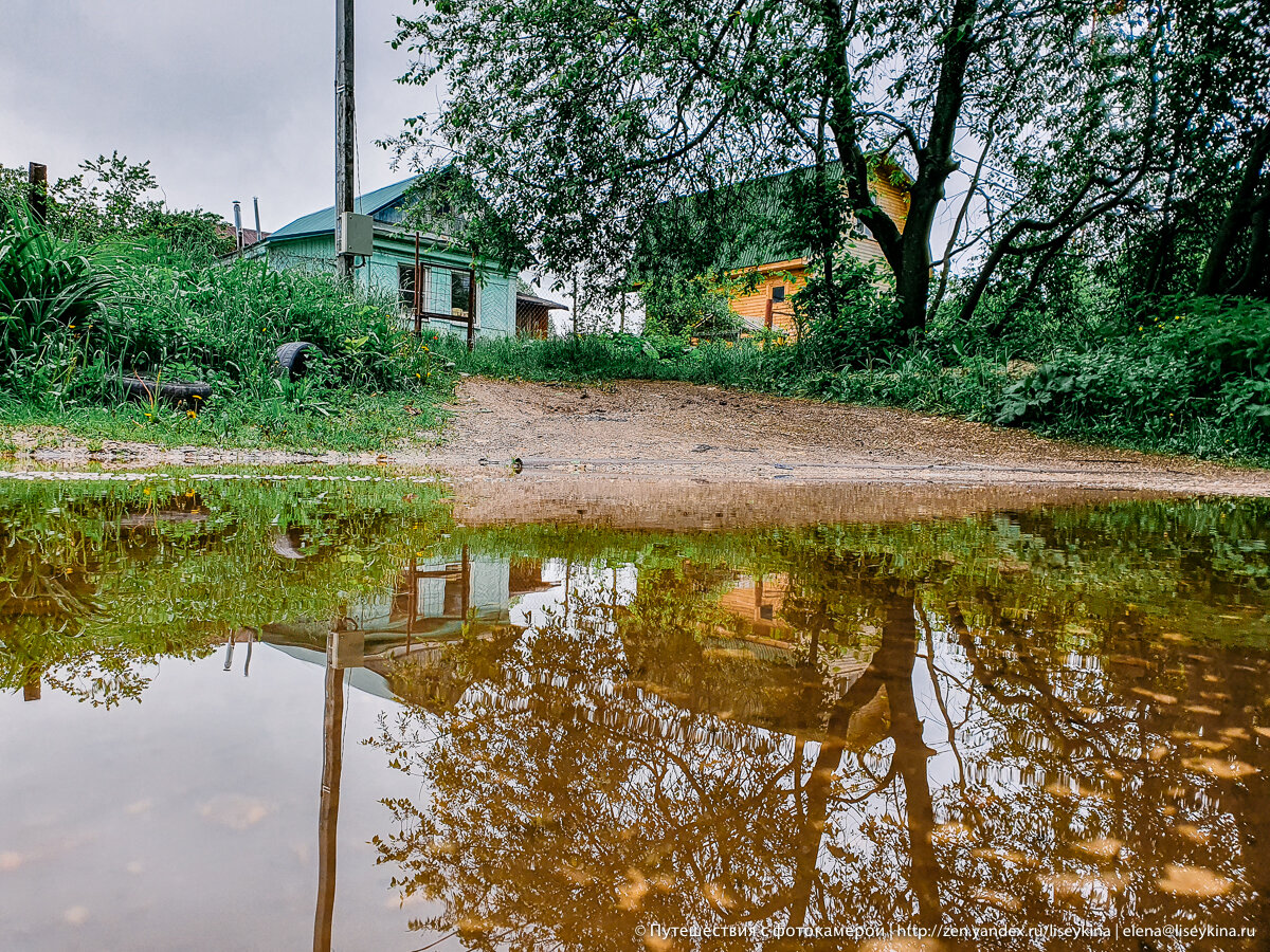 Дожди кончились, а вода осталась. Посмотрела что происходит рядом с дачей после ливней