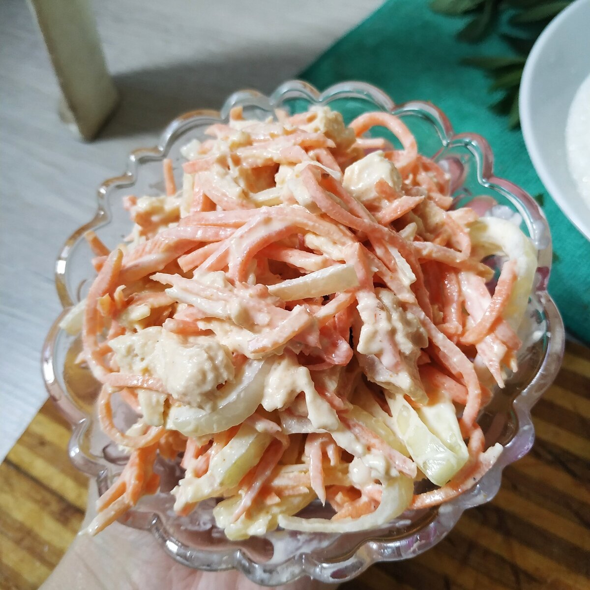 Салат с морковью по корейски
