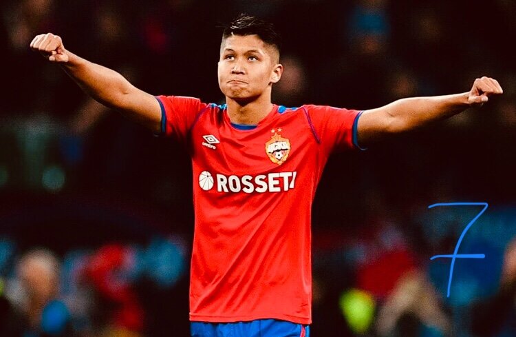 Ильзат Ахметов в форме ЦСКА