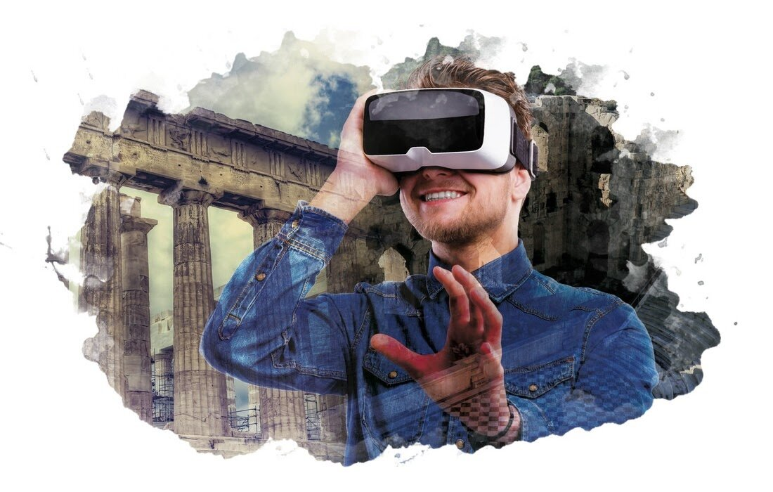Использование виртуальных экскурсий. Виртуальный мир. Путешествия в очках виртуальной реальности. Мир виртуальной реальности. Путешественник в виртуальной реальности.