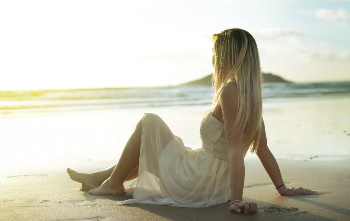 Солнце и волосы. Природное выгорание