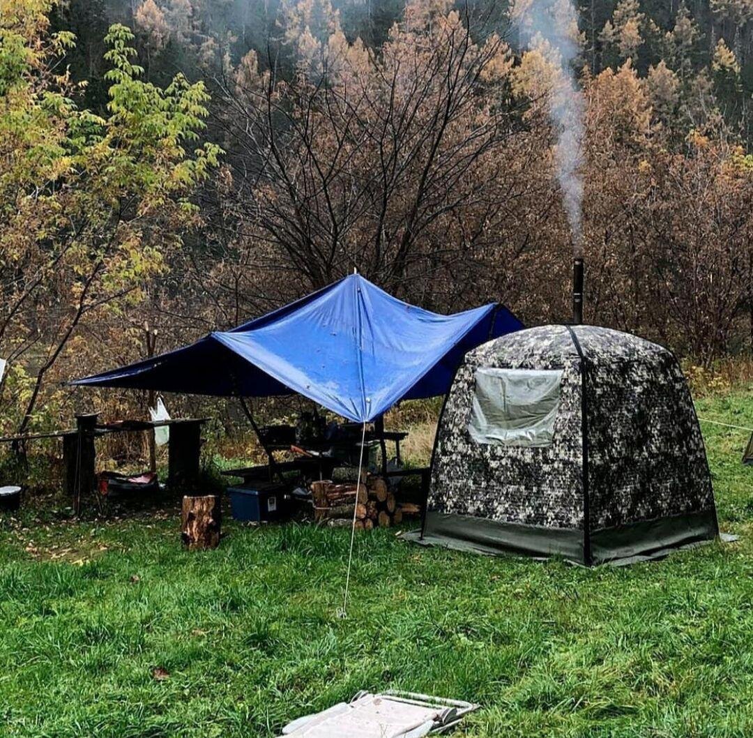 Баня своими руками, мини баня на природе